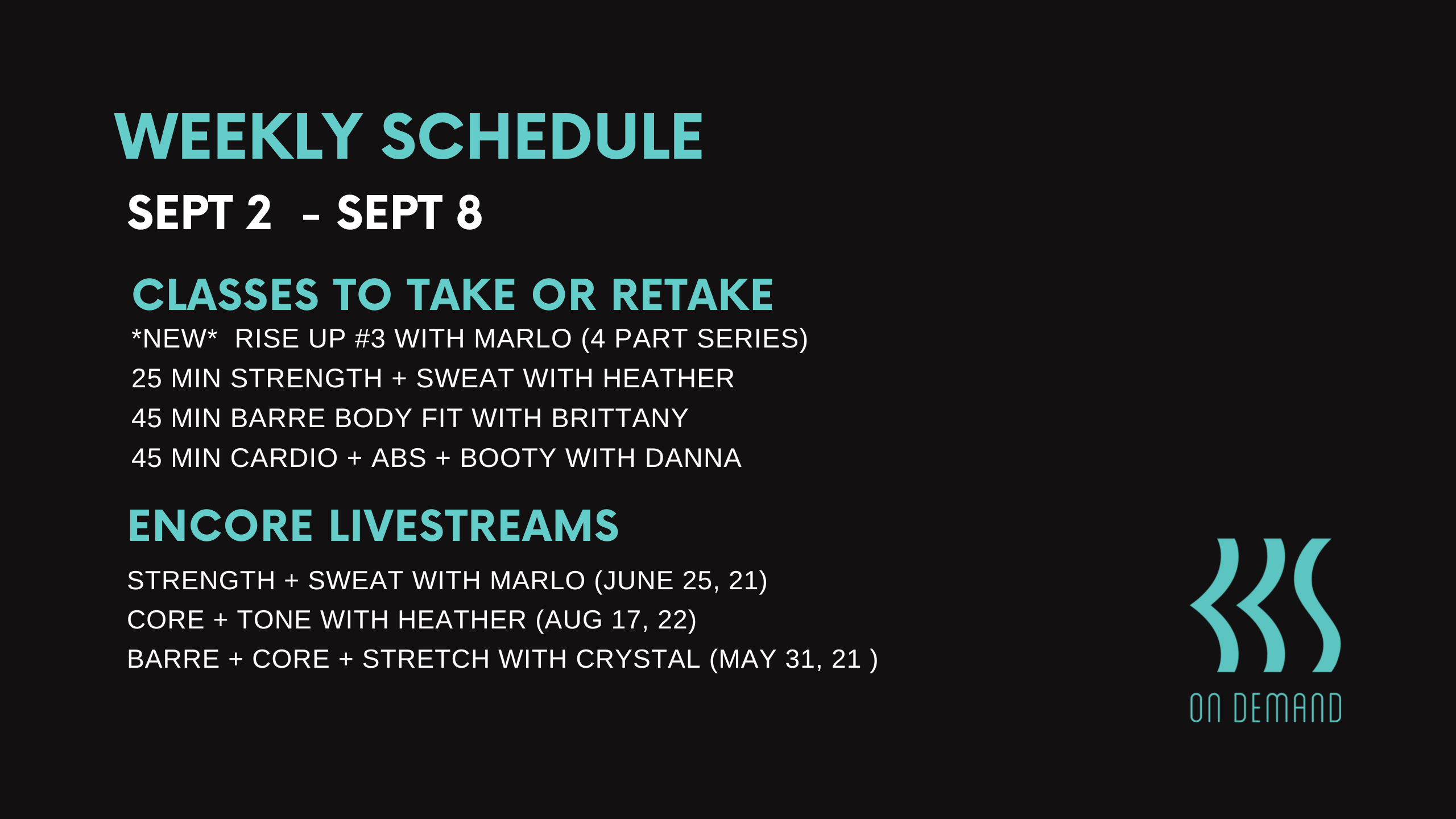 Sept 2 to Sept 8, 2022