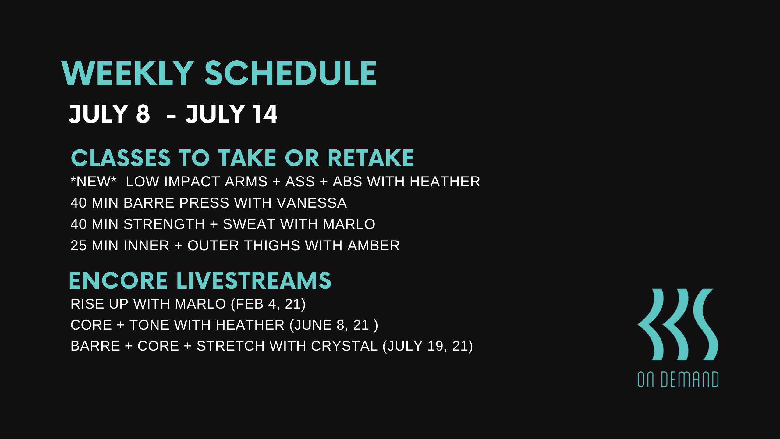 July 8 to July 14, 2022