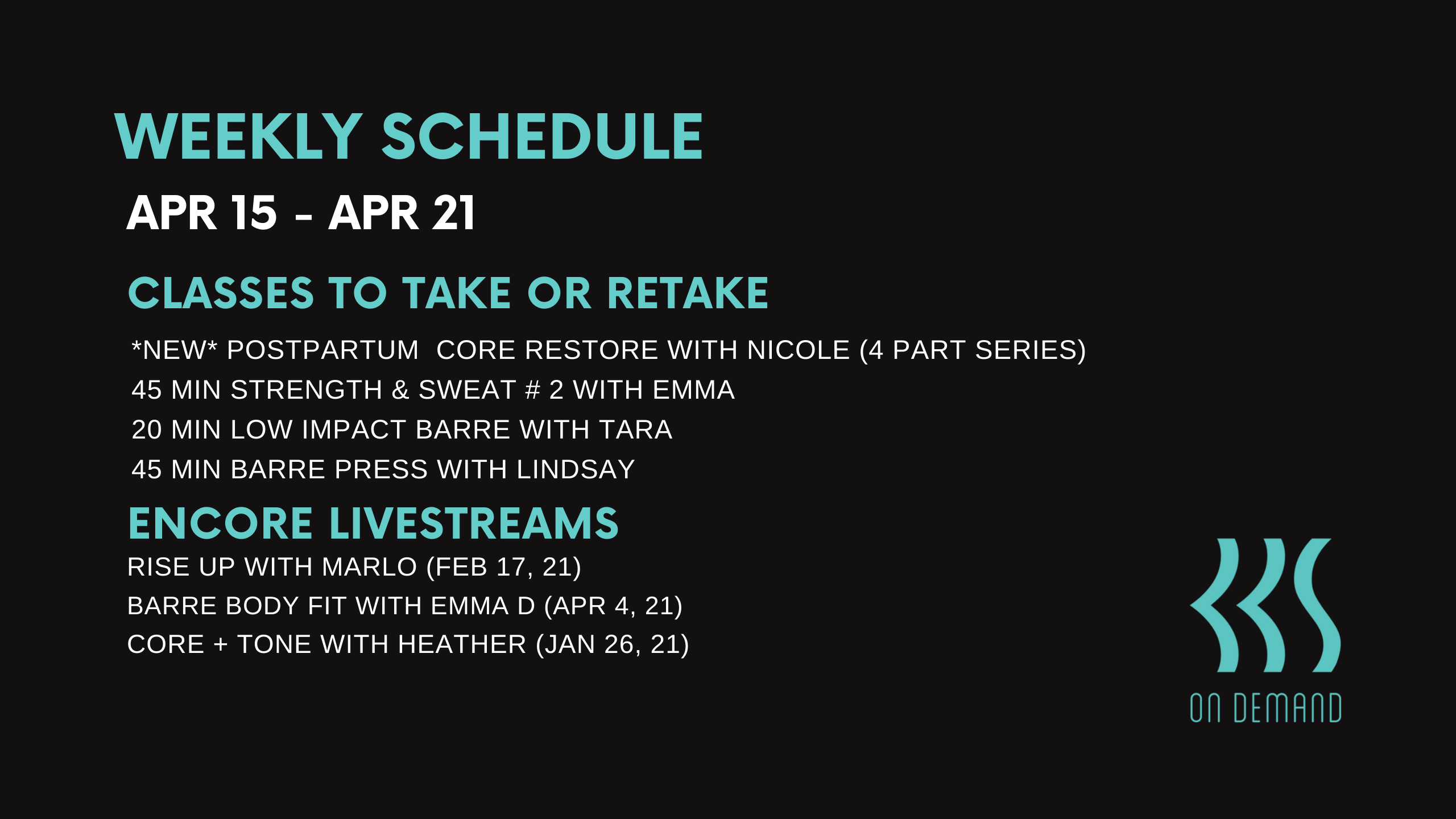 April 15 to April 21, 2022