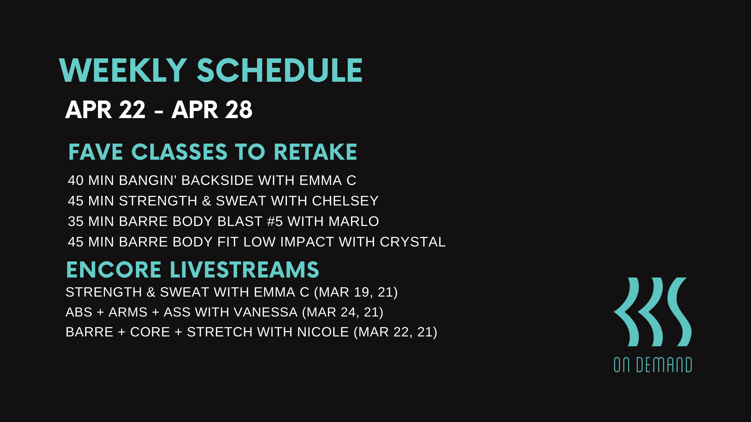 April 22 to April 28, 2022