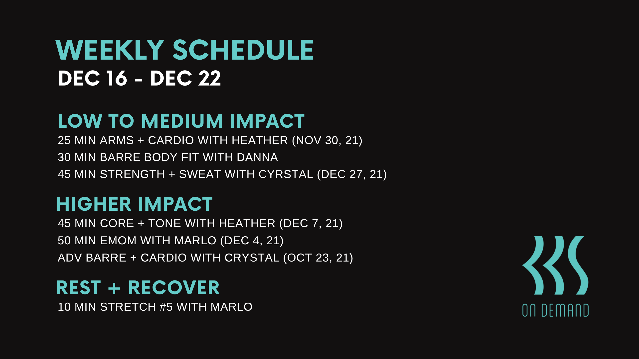 Dec 16 to Dec 22, 2022