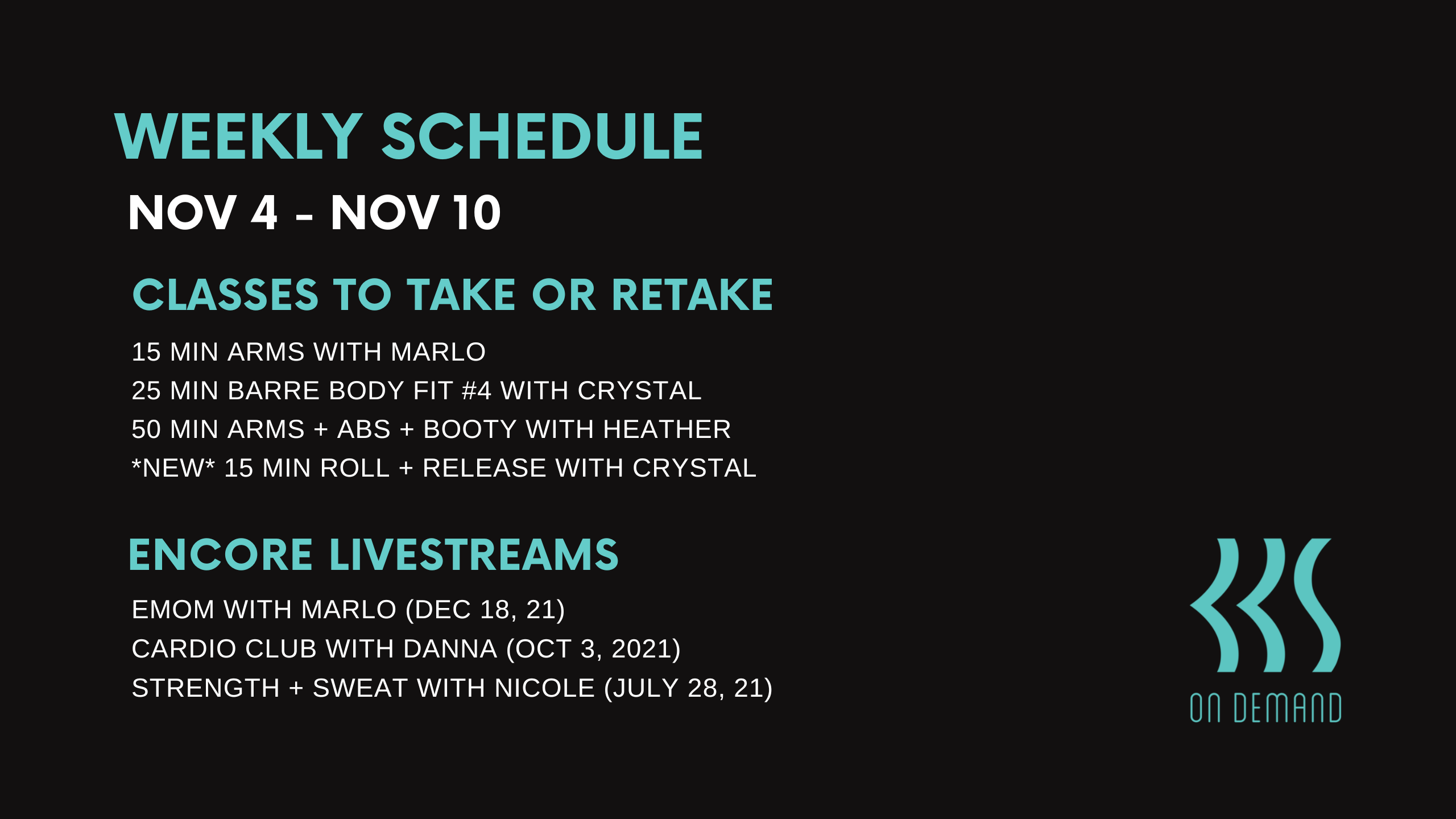 Nov 4 to Nov 10, 2022