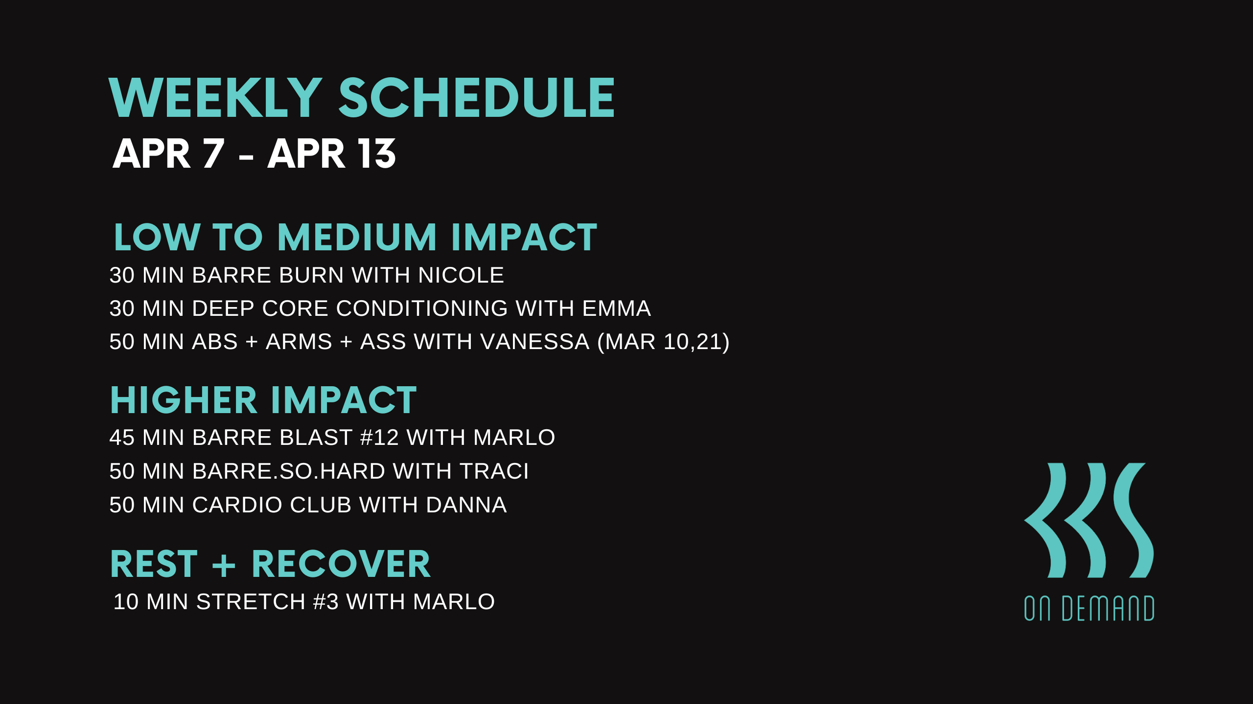 Apr 7 to Apr 13, 2023