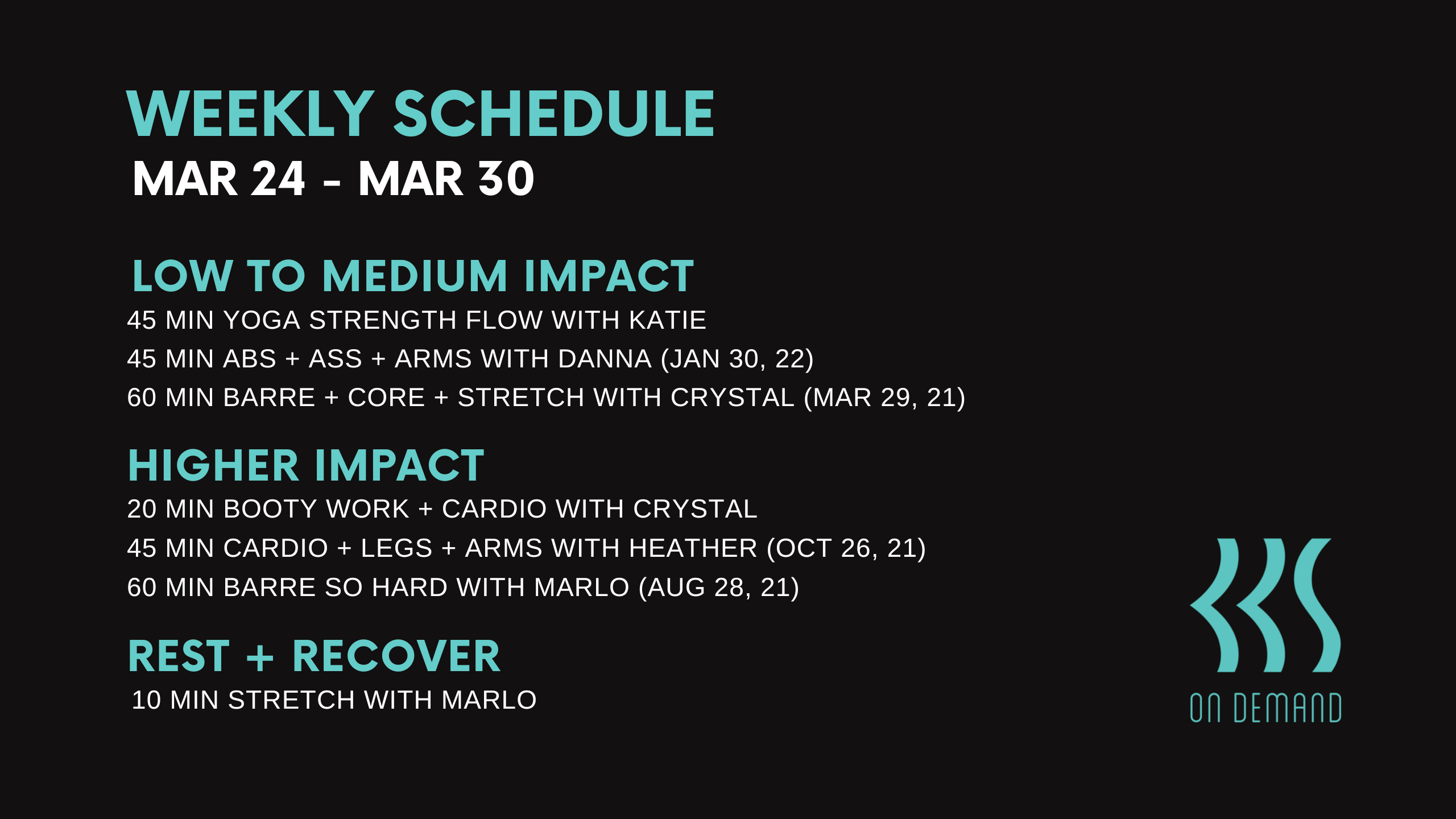 Mar 24 to Mar 30, 2023