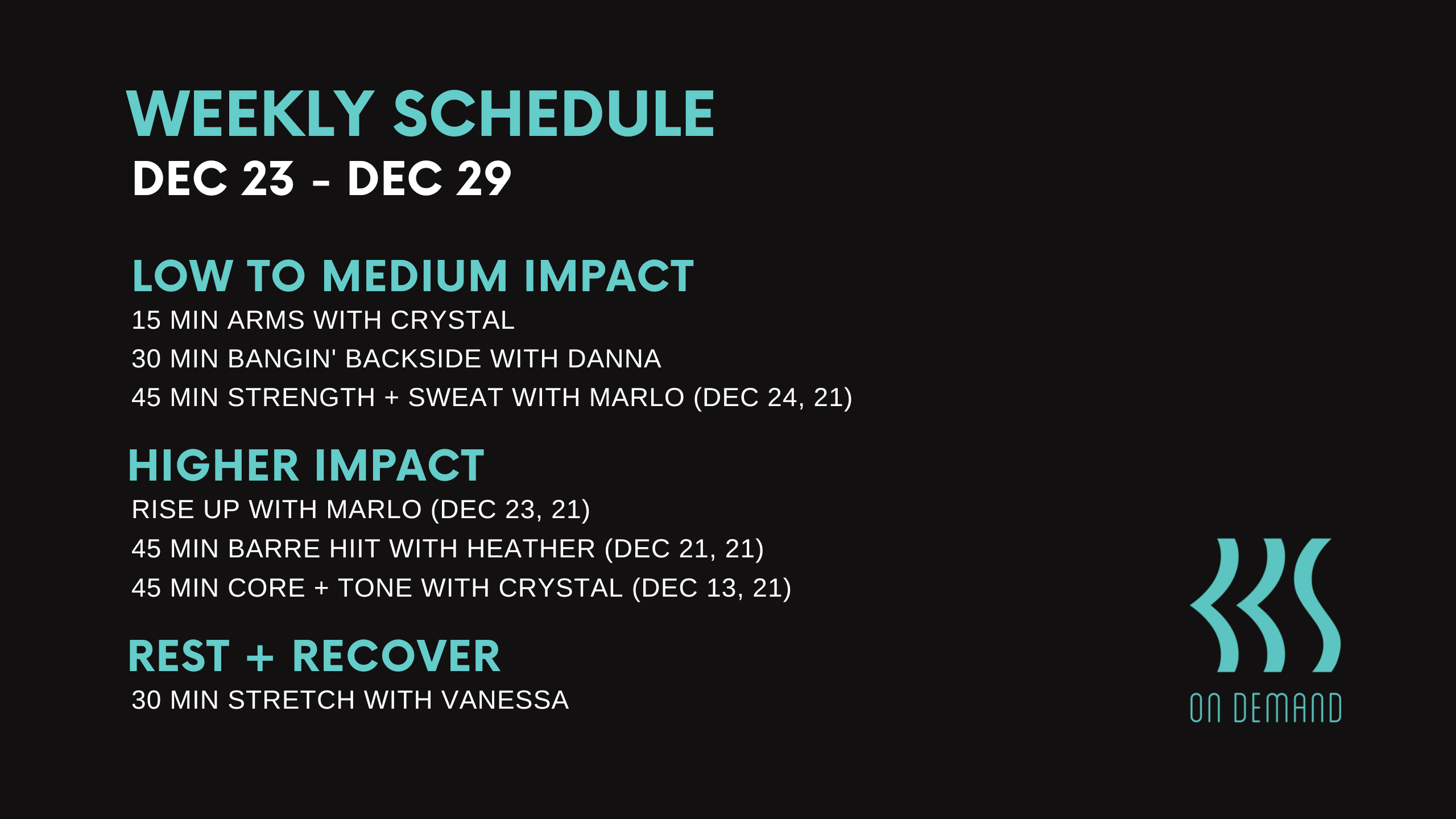 Dec 23 to Dec 29, 2022