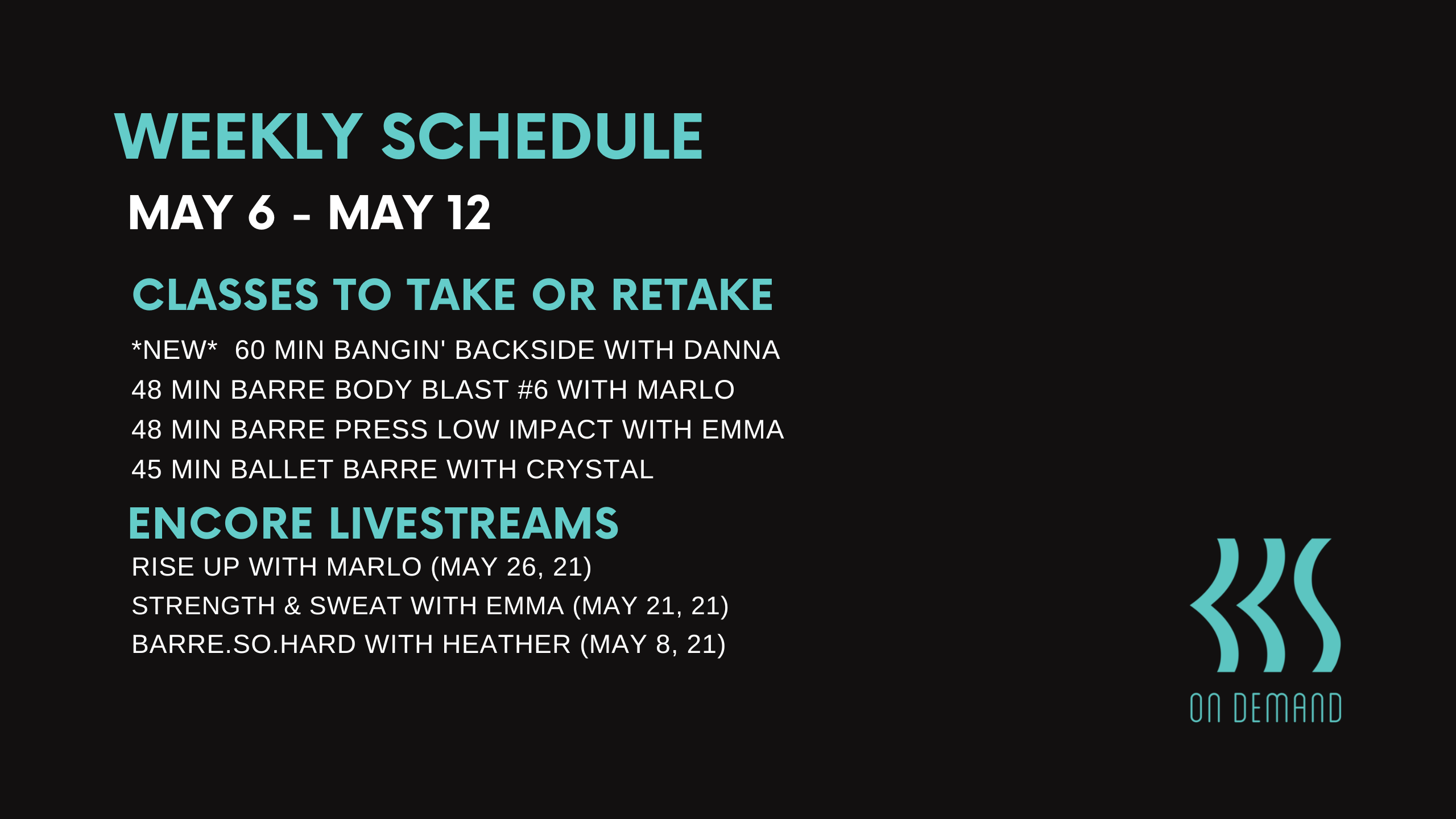 May 6 to May 12, 2022