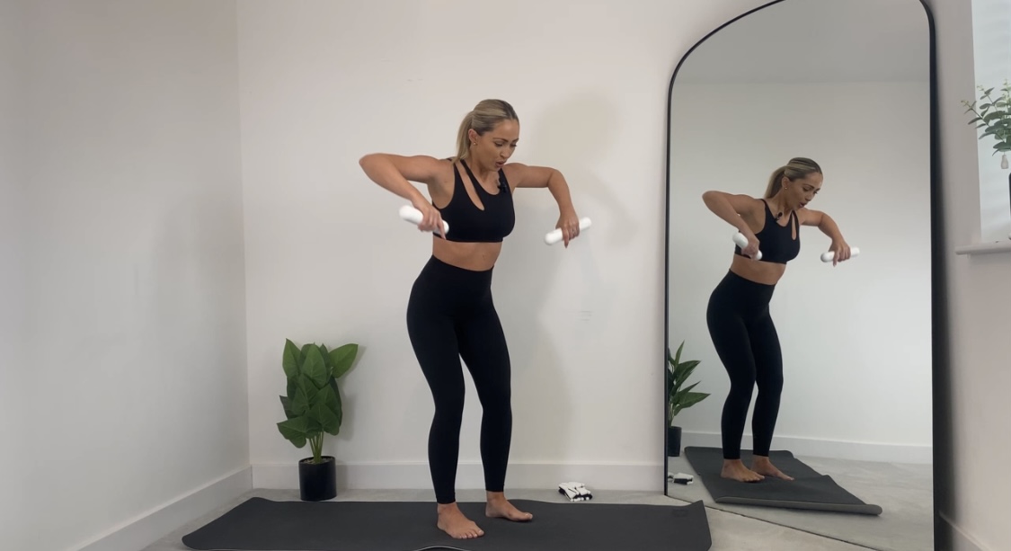 12 MIN EXPRESS UPPER BACK W/WEIGHTS 