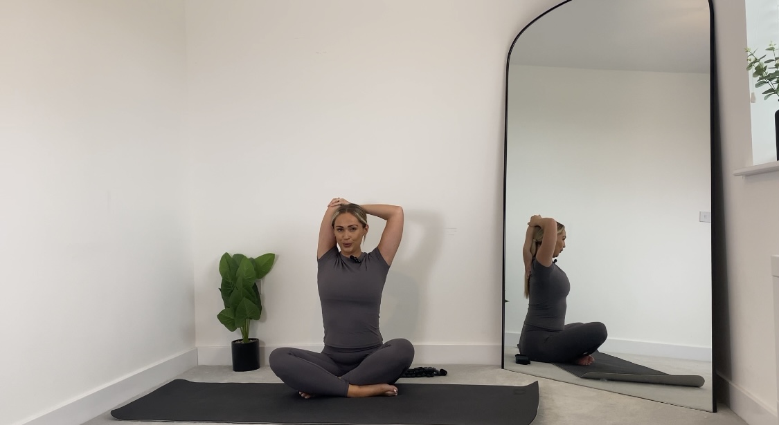 12 MIN QUICK PILATES ARMS W/WEIGHTS 