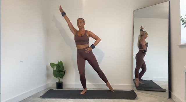 10 MIN STANDING OBLIQUES W/WEIGHTS