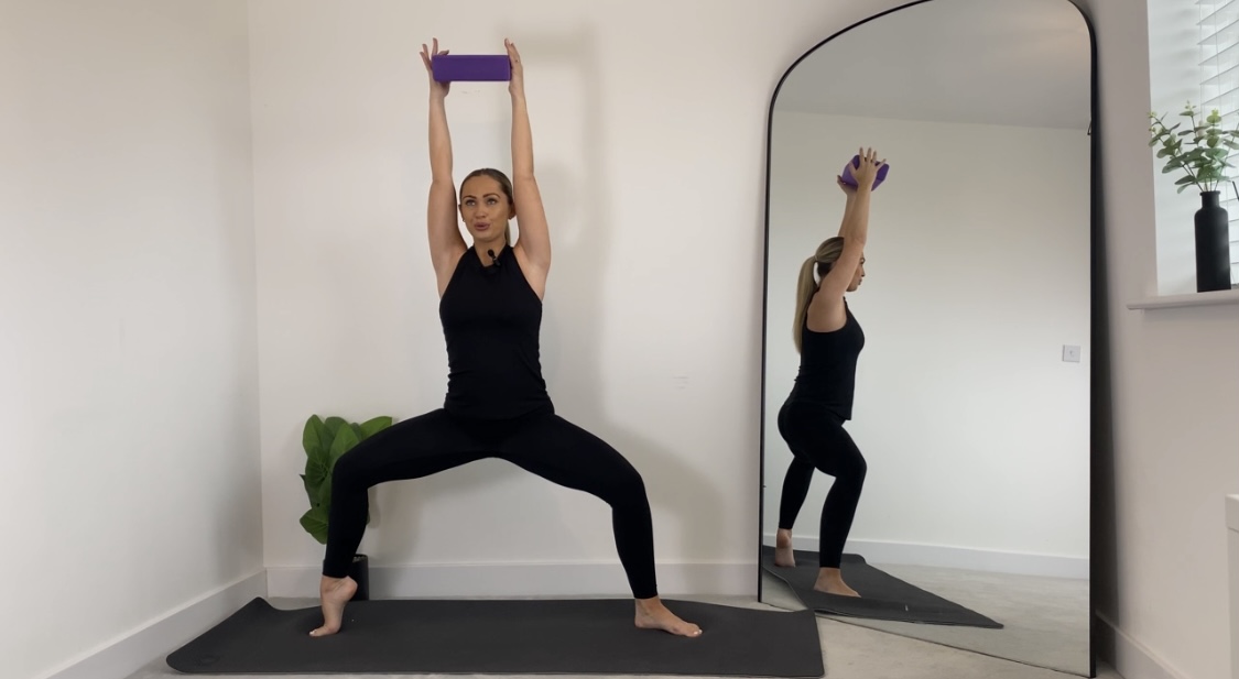 20 MIN LOWER BODY SPICE W/YOGA BLOCK