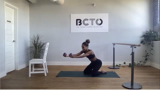 BarrePower: Strength w/Chiara (Zoom Recording)