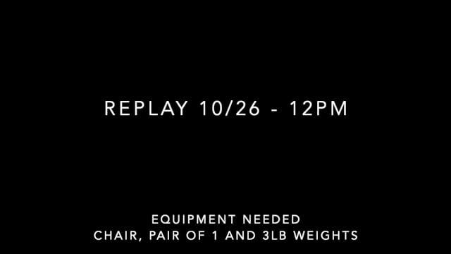 Replay 10/26 - 12pm