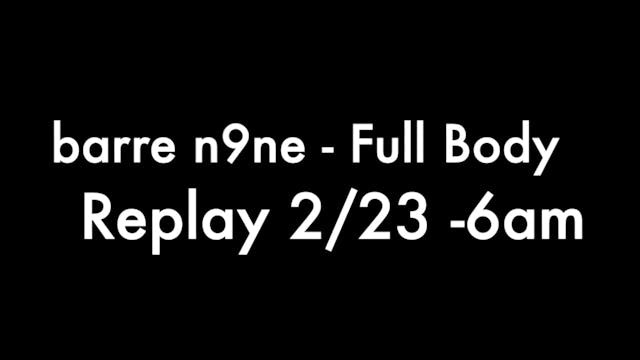 Replay 2/23 at 6am with Caroline