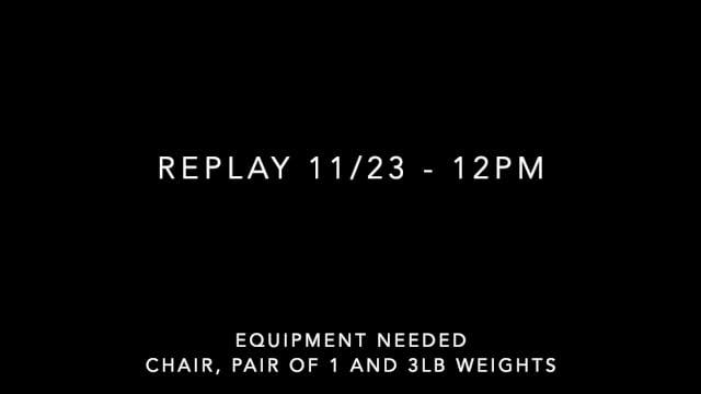 Replay 11/23 - 12pm