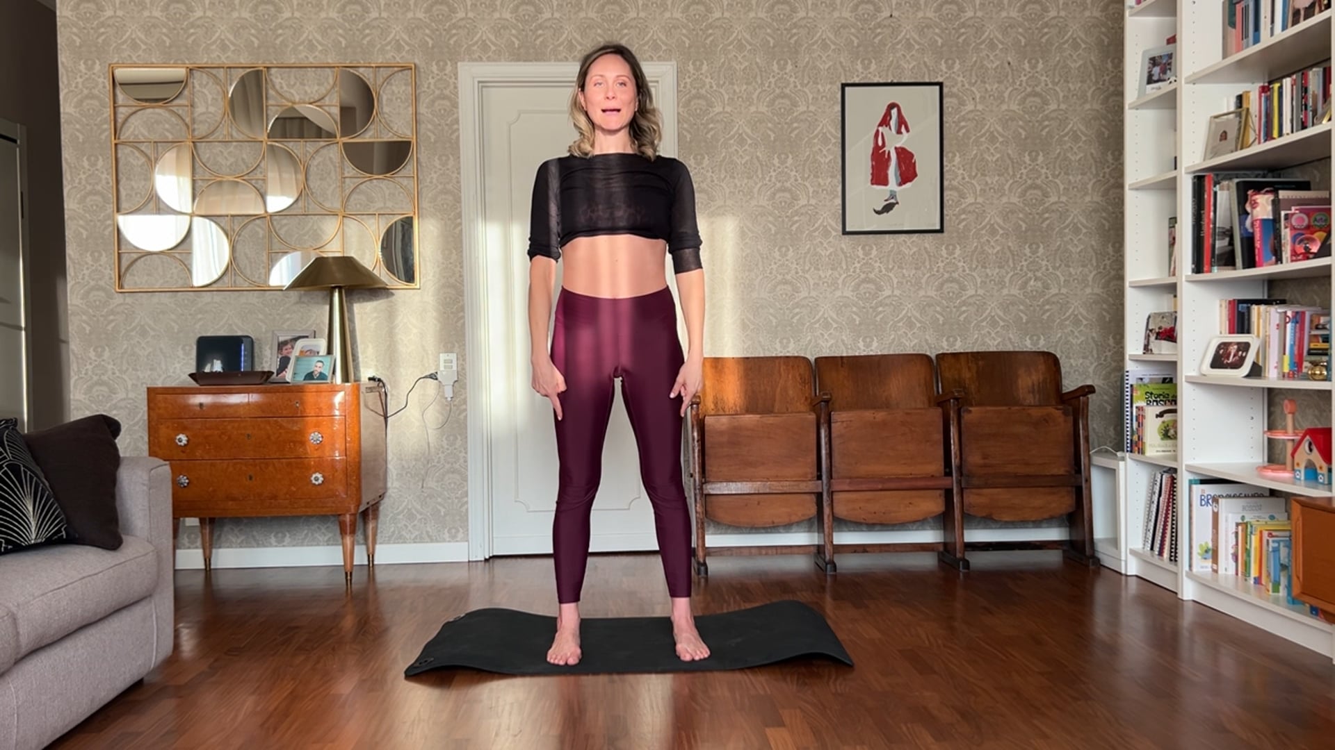 Barre Total body 1*sett live zoom