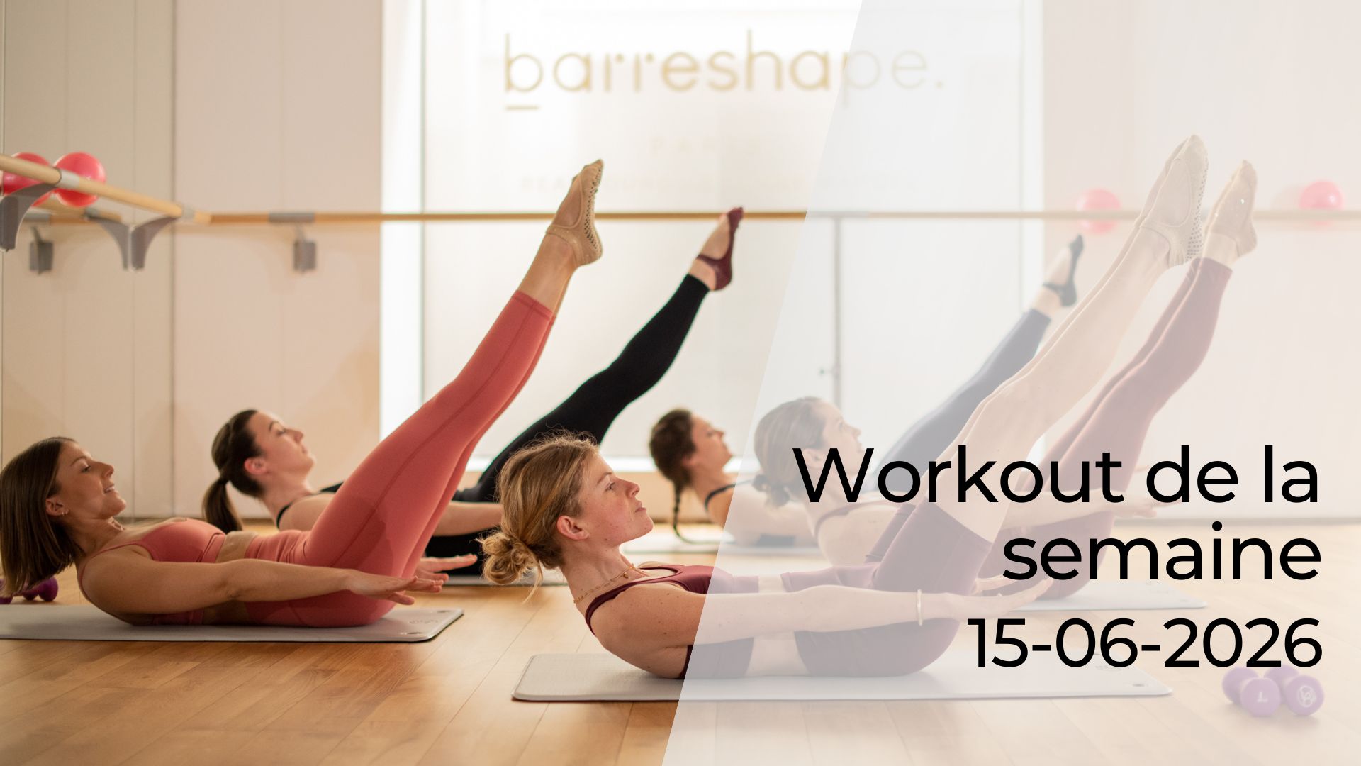 Retrouvez ici le workout du 15-06-2026