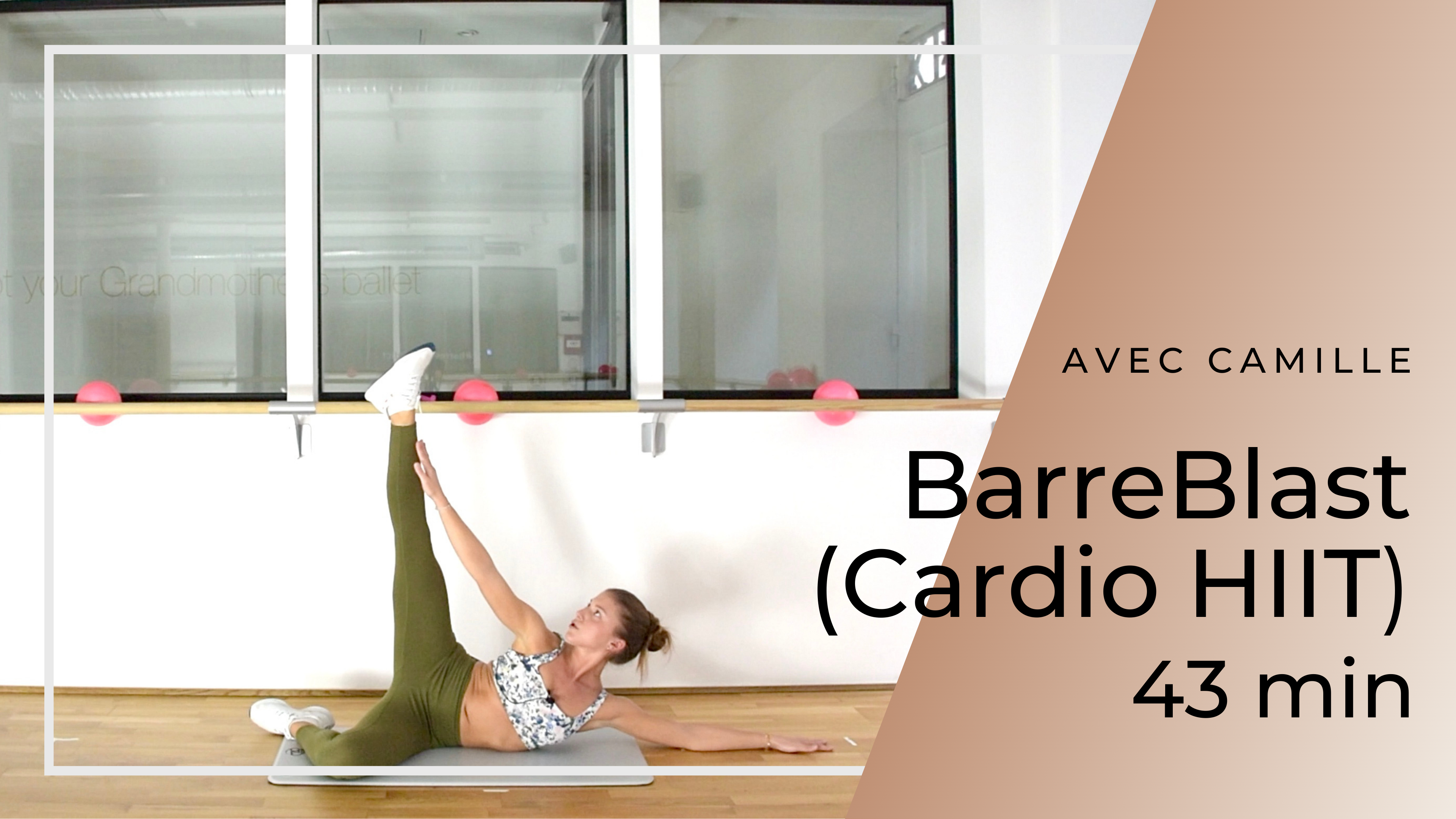 Semaine 1 - Jour 7 : 40' BarreBLAST (cardio)