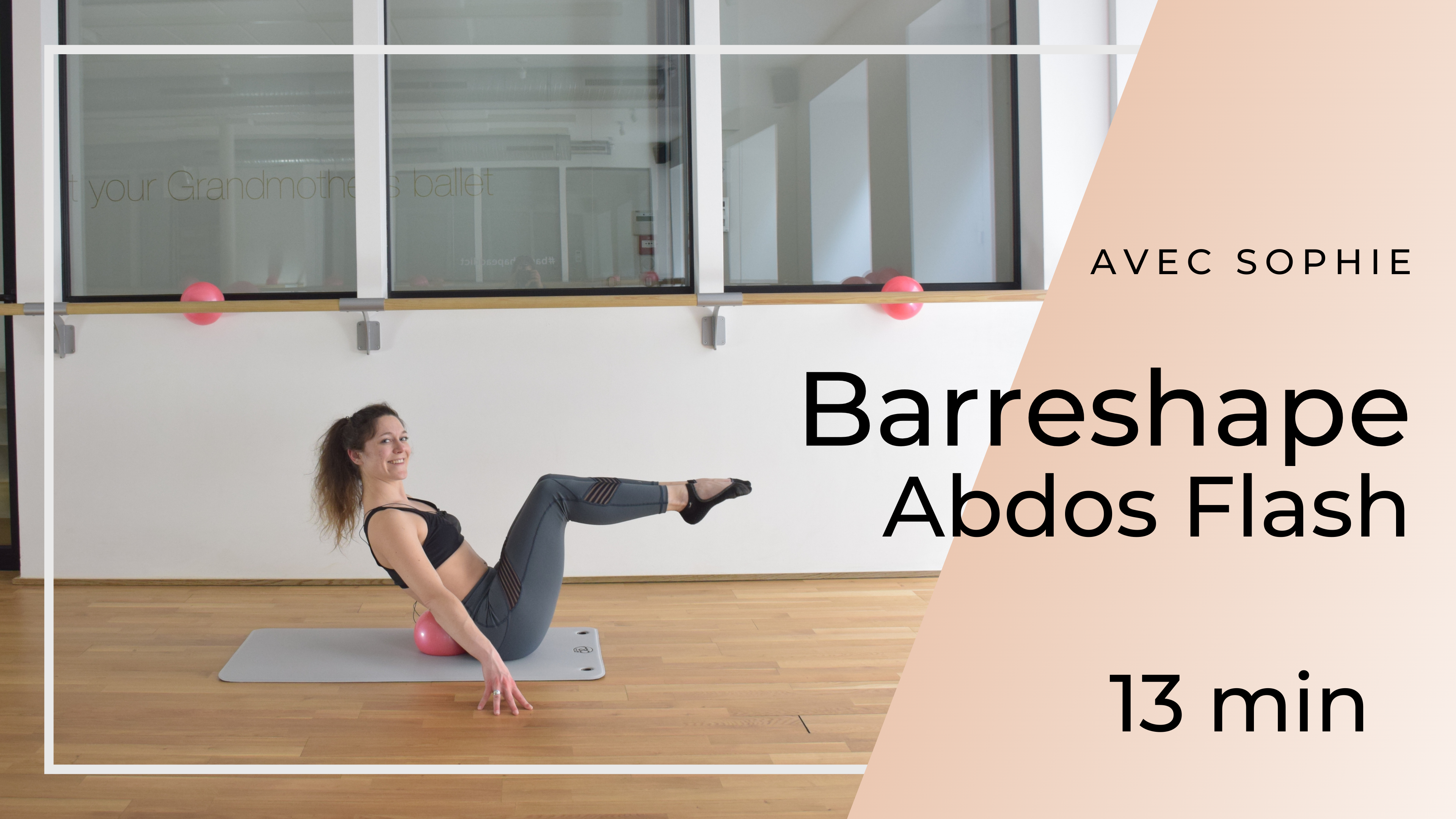 Barreshape Spécial Abdos Flash Sophie 13mn