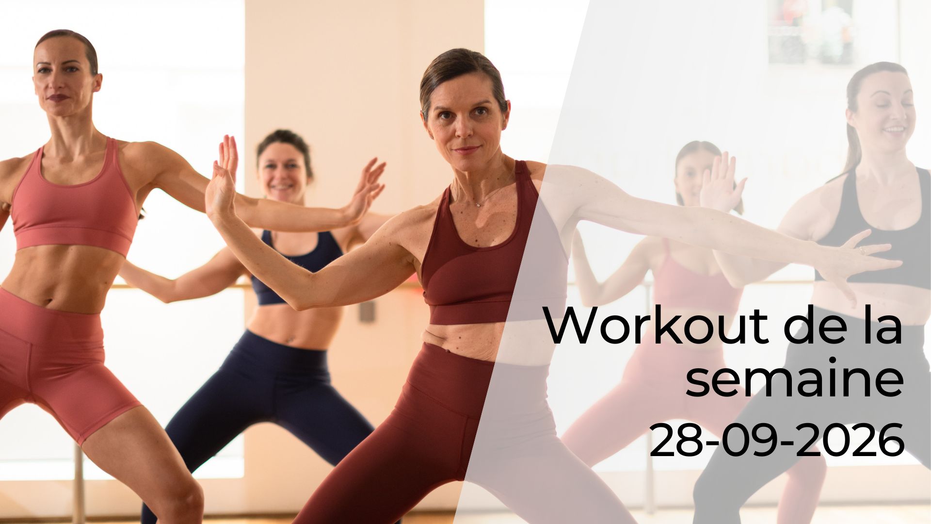 Retrouvez ici le workout du 28-09-2026