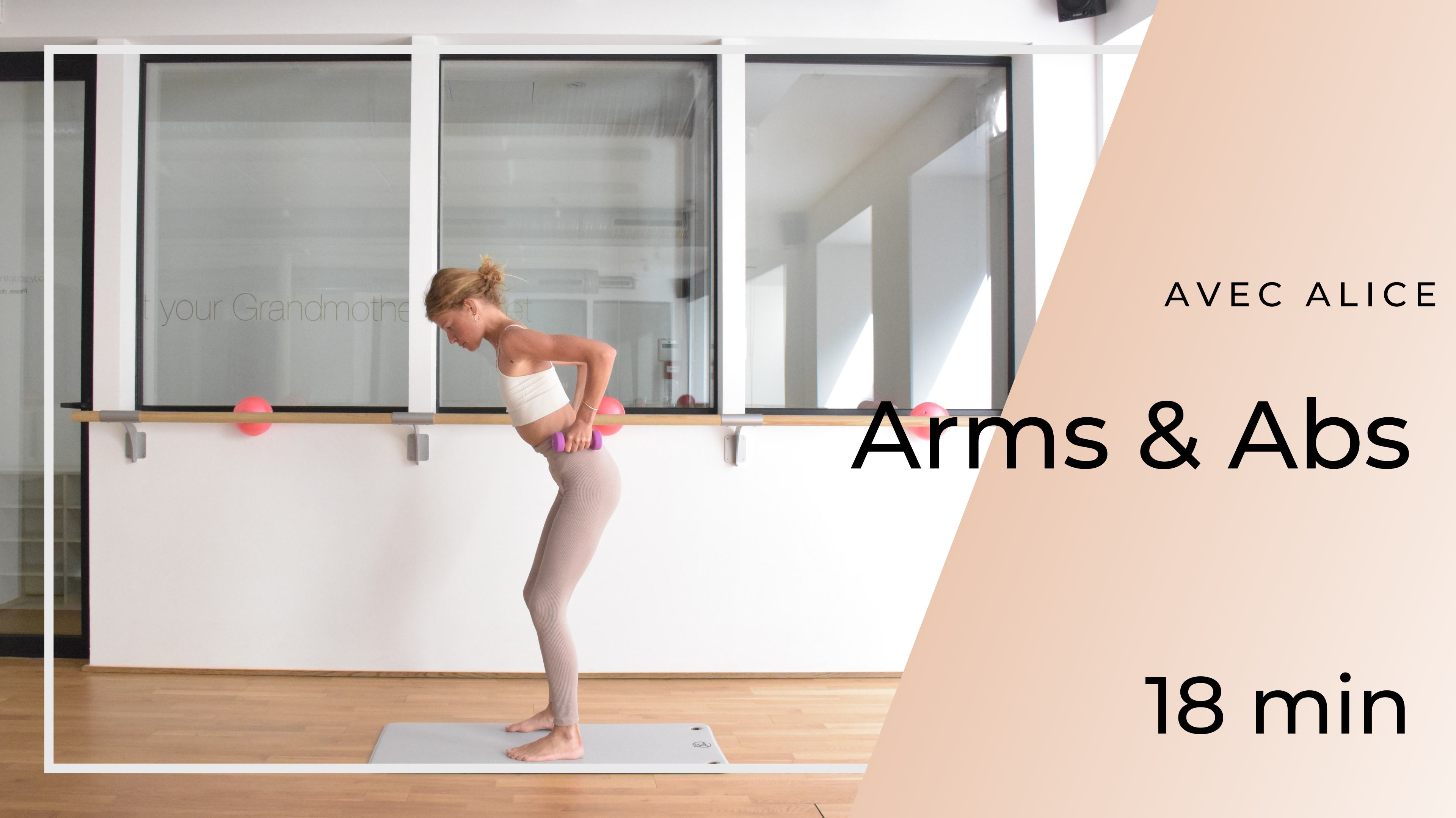 Pilates & Shape spécial Arms & Abs Alice 18mn