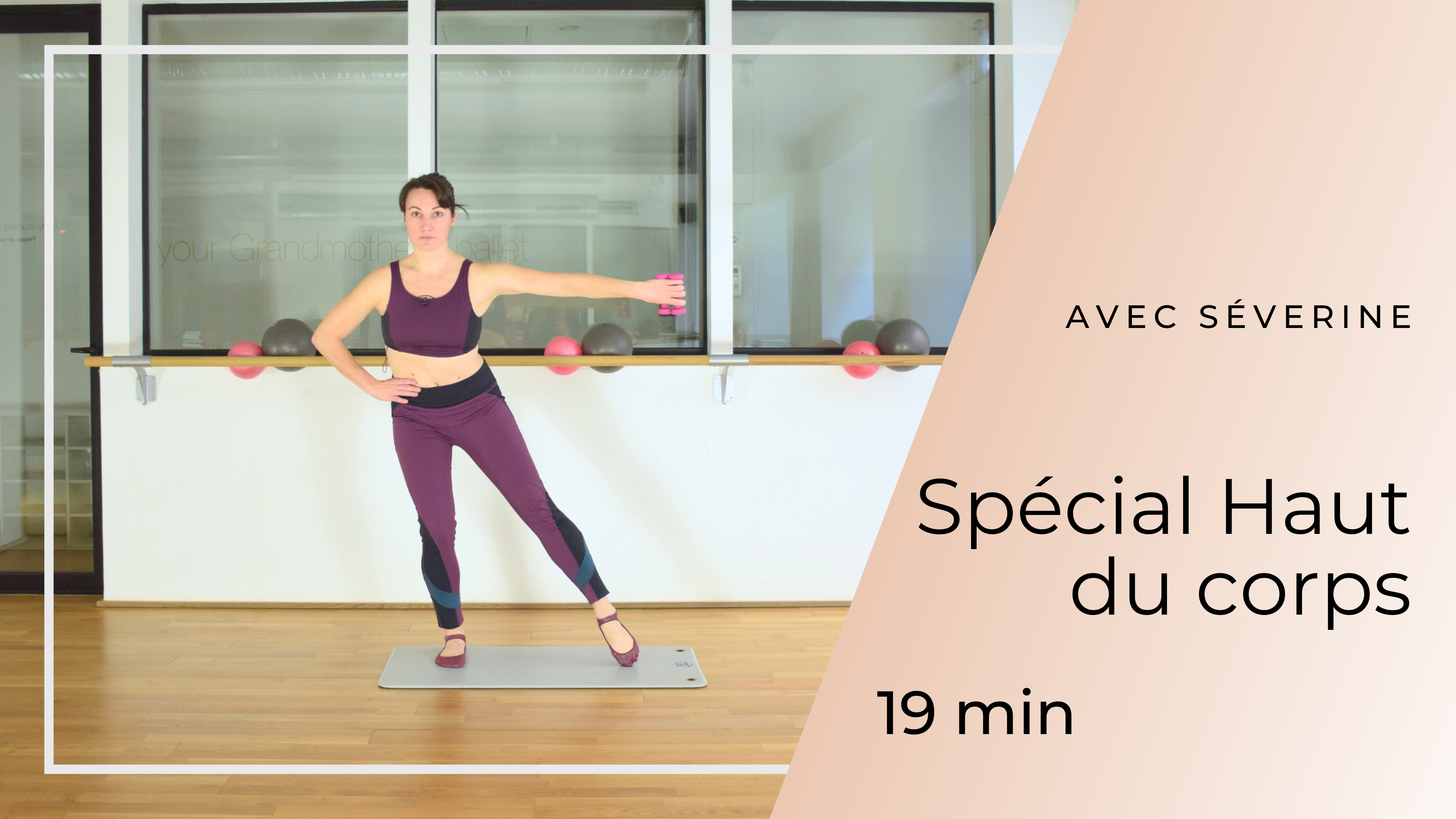 Haut du corps avec Séverine 20min