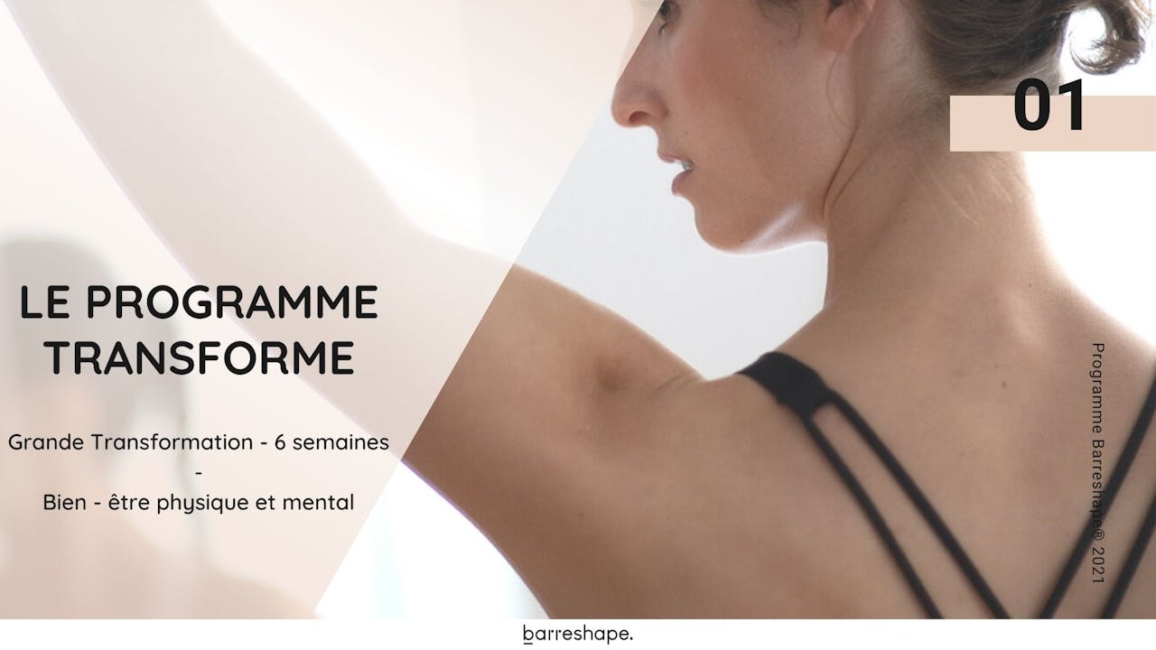 PROGRAMME TRANSFORME : SPORT & NUTRITION
