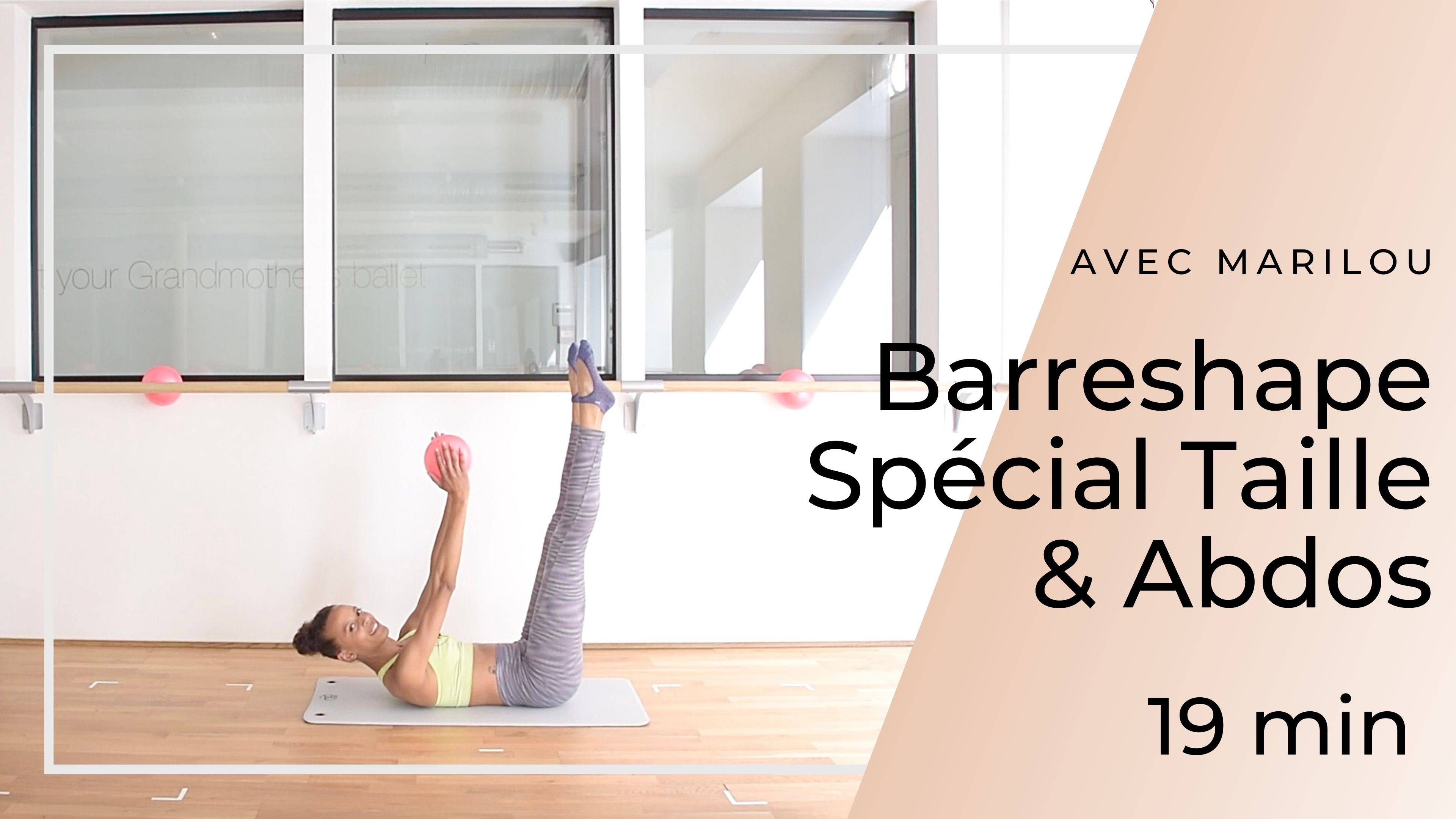 Barreshape Spécial Taille & Abdos Marilou 19 mn