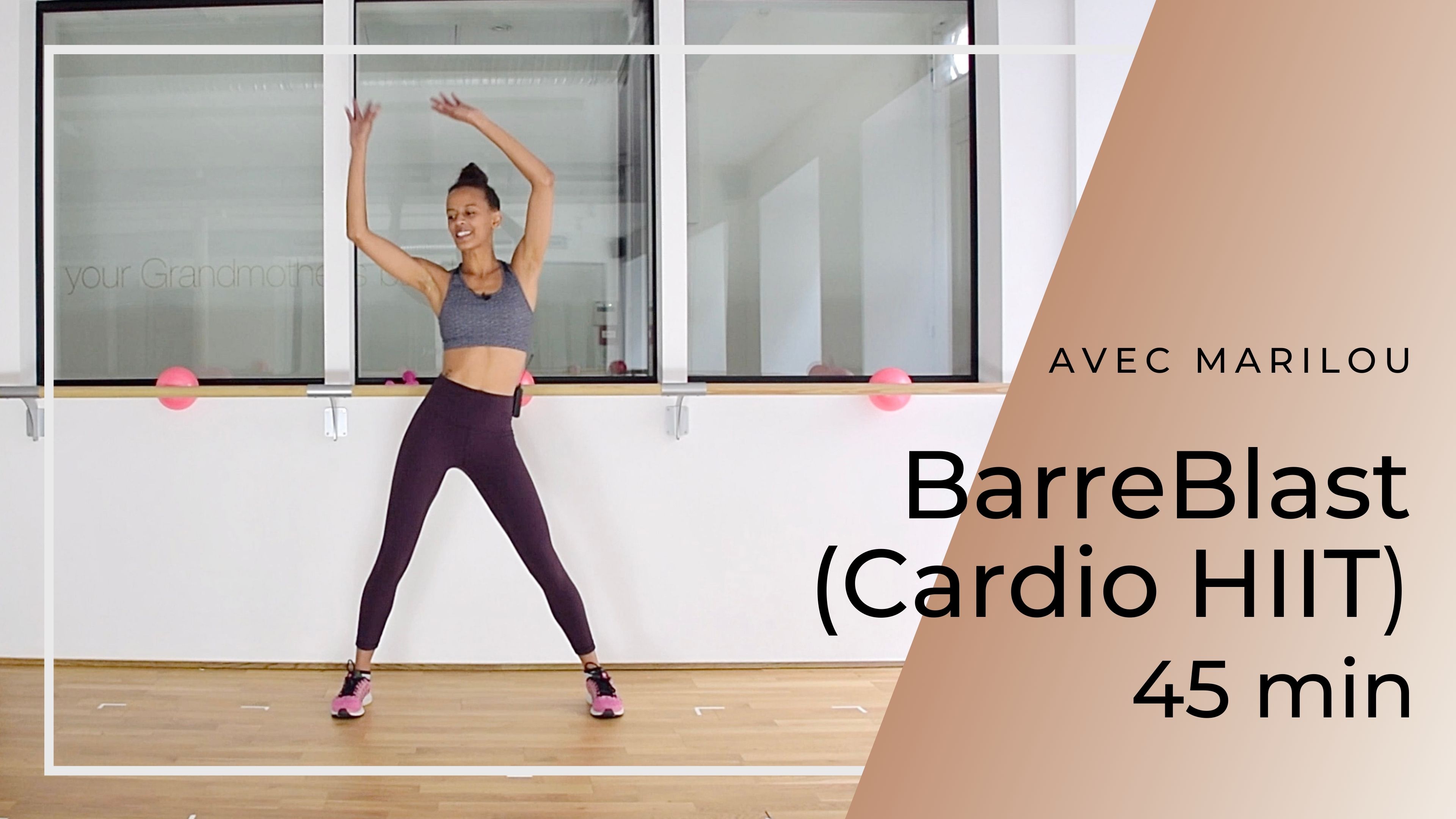 BarreBlast (Cardio HIIT) Marilou 45 mn