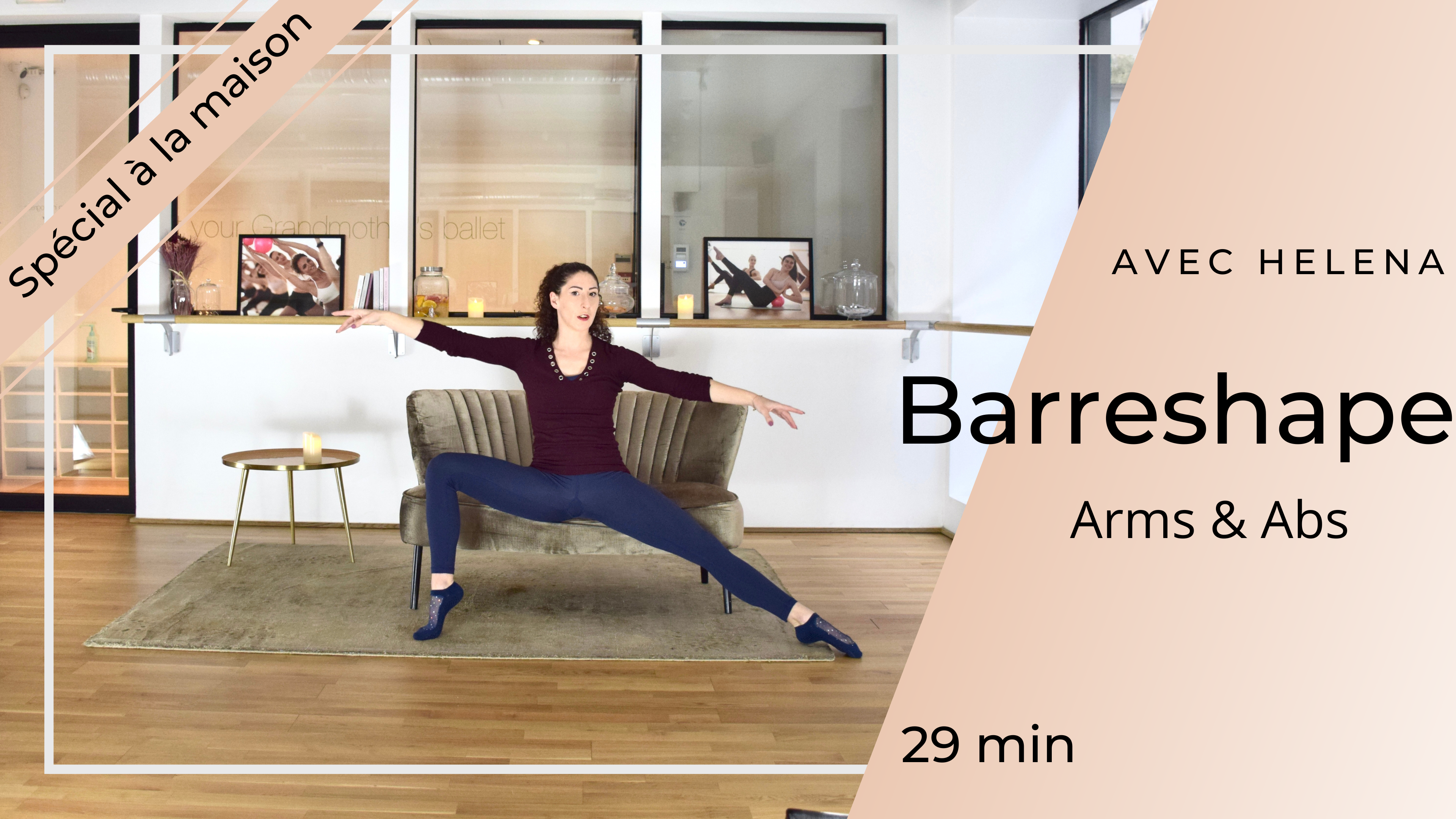 Hélèna Barreshape (abs & arms) at Home 29min
