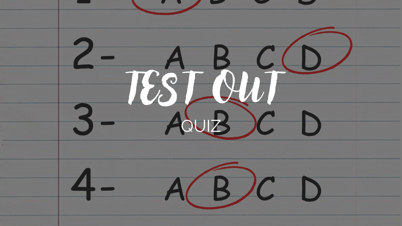 BounceWell Instructor Training Test Out Quiz