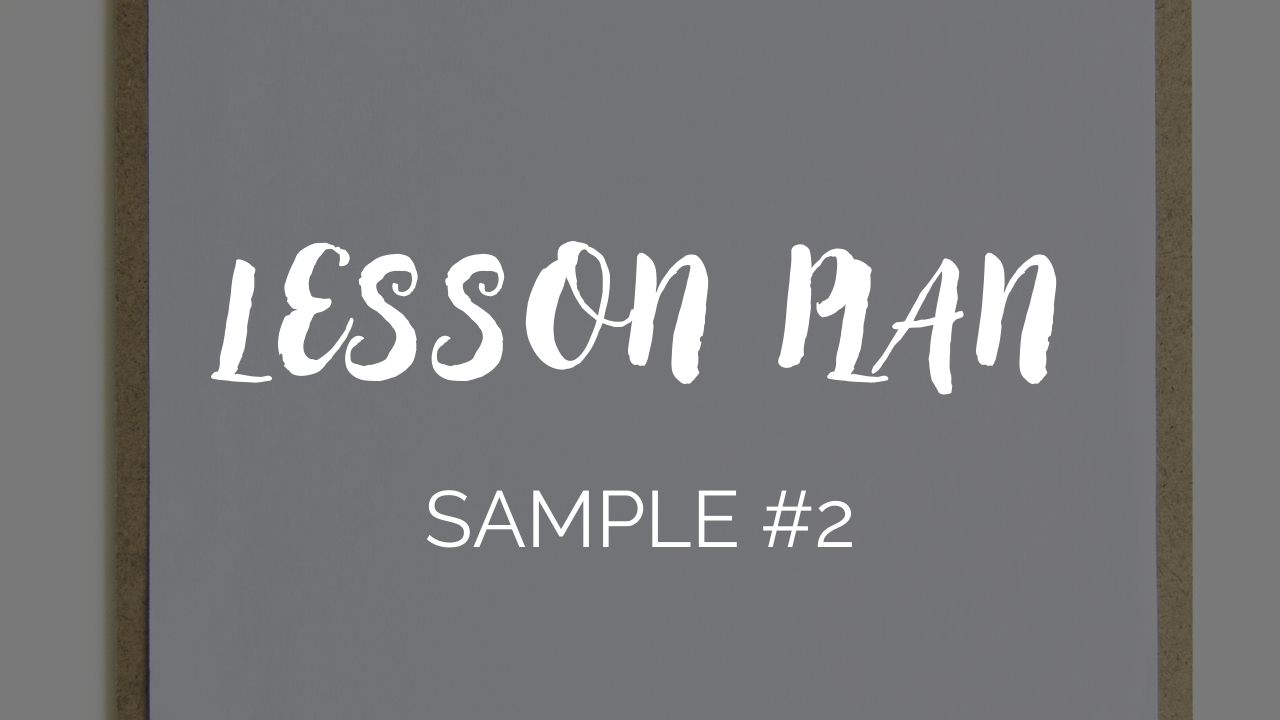 Barre Burn Lesson Plan