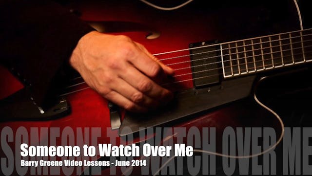 Someone to Watch Over Me - Chord Melody