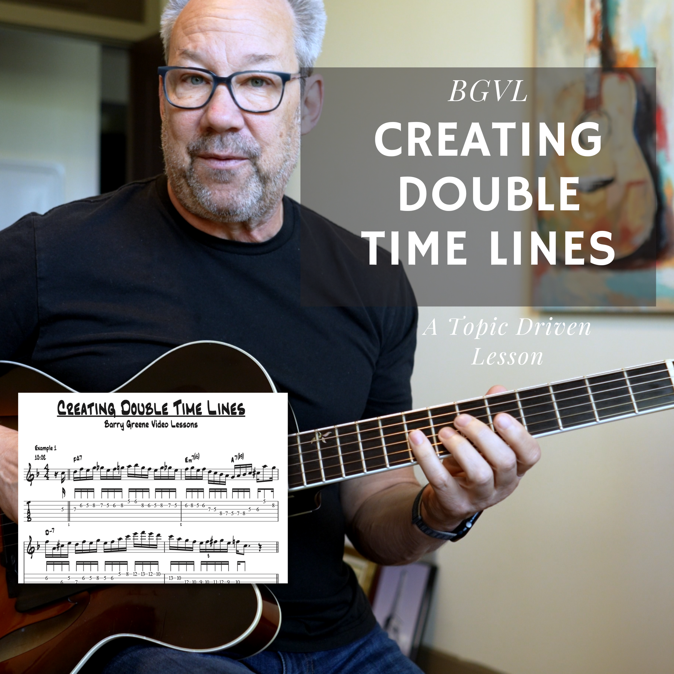 Creating Double Time Jazz Lines - Topic Driven