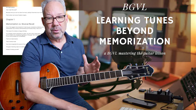 Learning Tunes Beyond Memorization