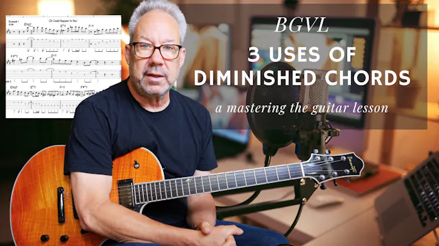 3 Uses of The Diminished Chord - Topic Driven