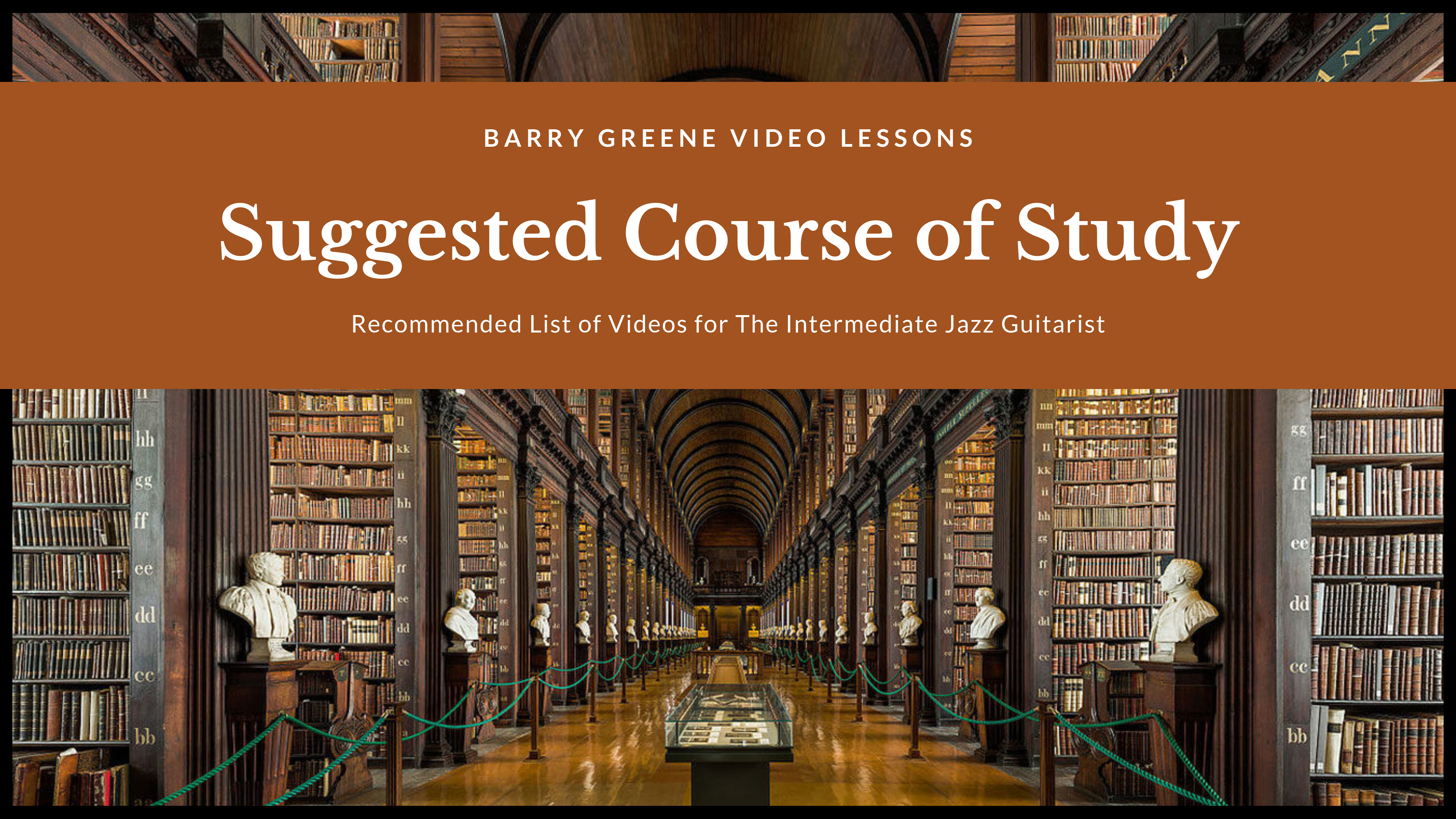 Suggested Course of Study