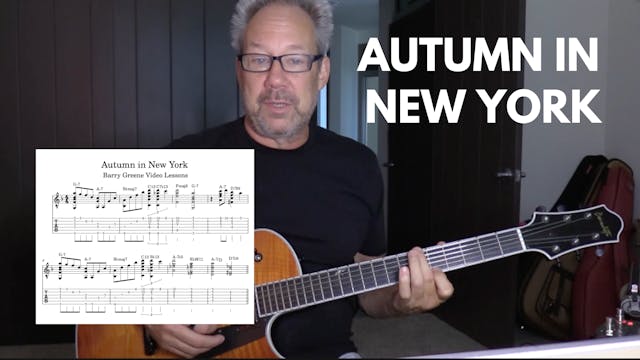 Autumn In New York - Chord Melody