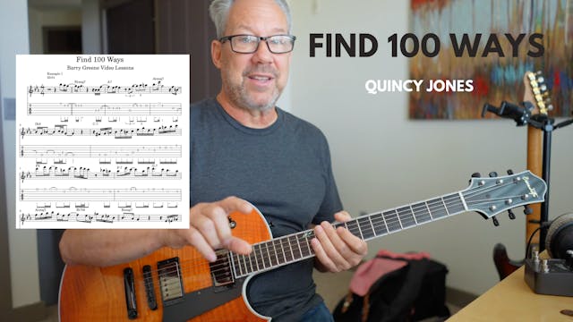 Find One Hundred Ways - Tune Based