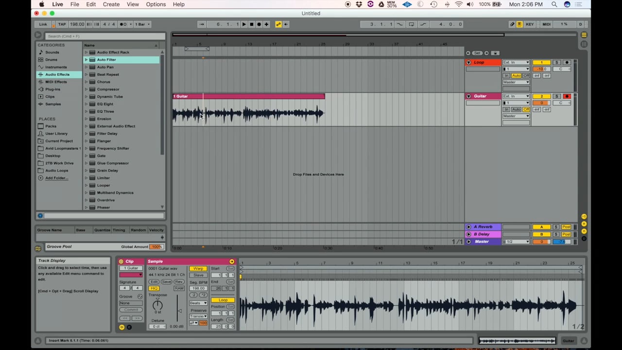 A Close Look at Transcription with Ableton Live