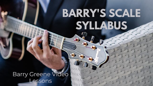 Barry's Scale Syllabus- Essential