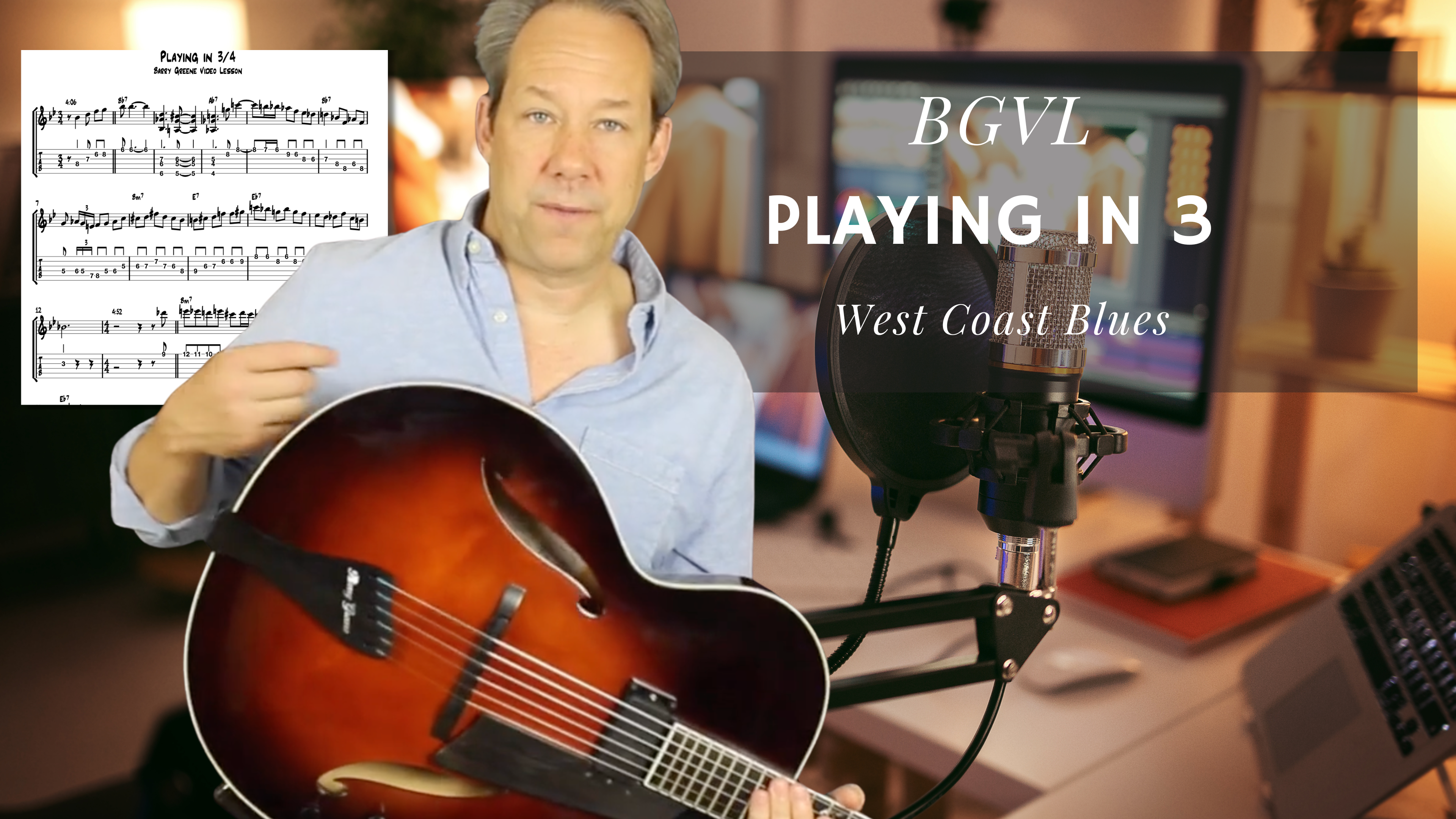 Playing in 3 (West Coast Blues) - Topic Driven
