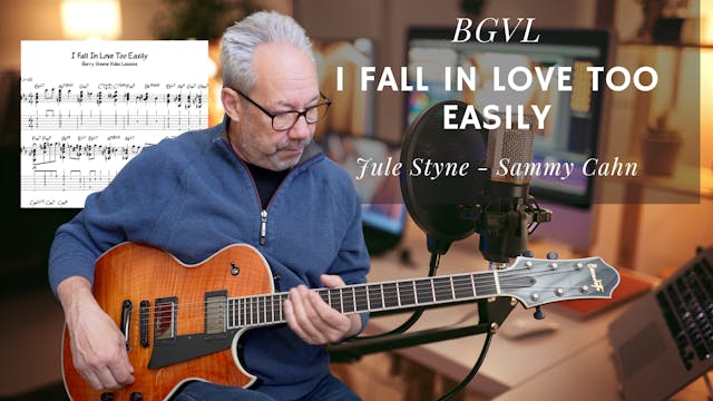 I Fall in Love Too Easily - Chord Melody