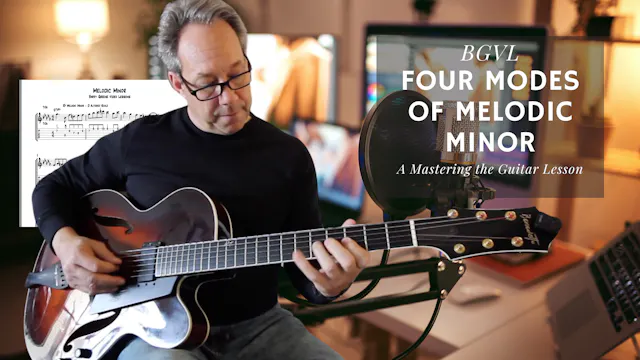 4 Modes of Melodic Minor - Topic Driven