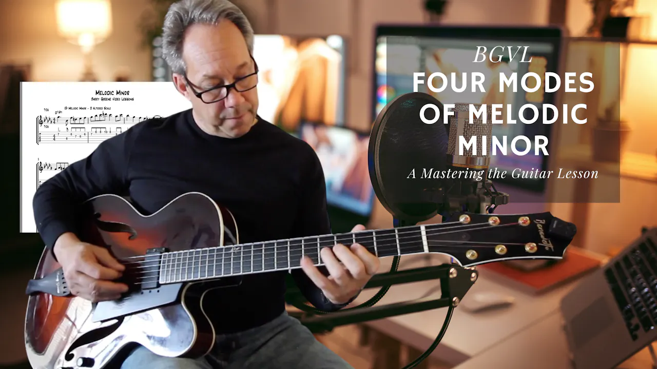 4 Modes of Melodic Minor - Topic Driven