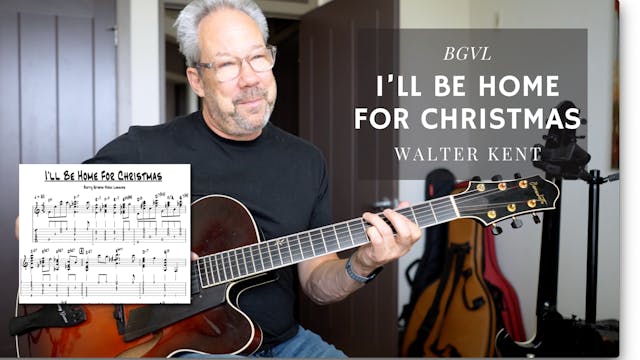 I'll Be Home For Christmas - Chord Melody