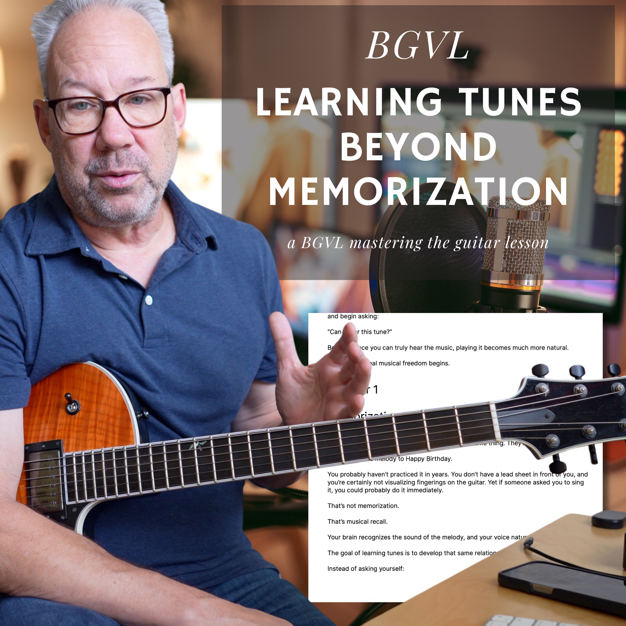 Learning Tunes Beyond Memorization - Essential