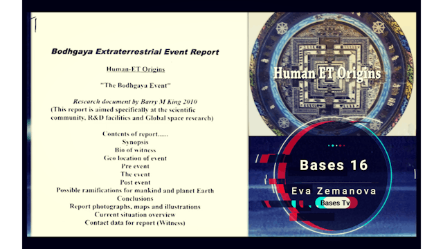 Bases 16 - Eva Zemanova  - Human ET Origins