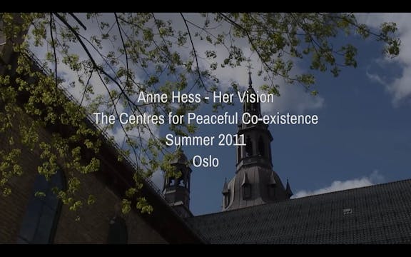 Anne Hess - Her Vision - Centres for ...