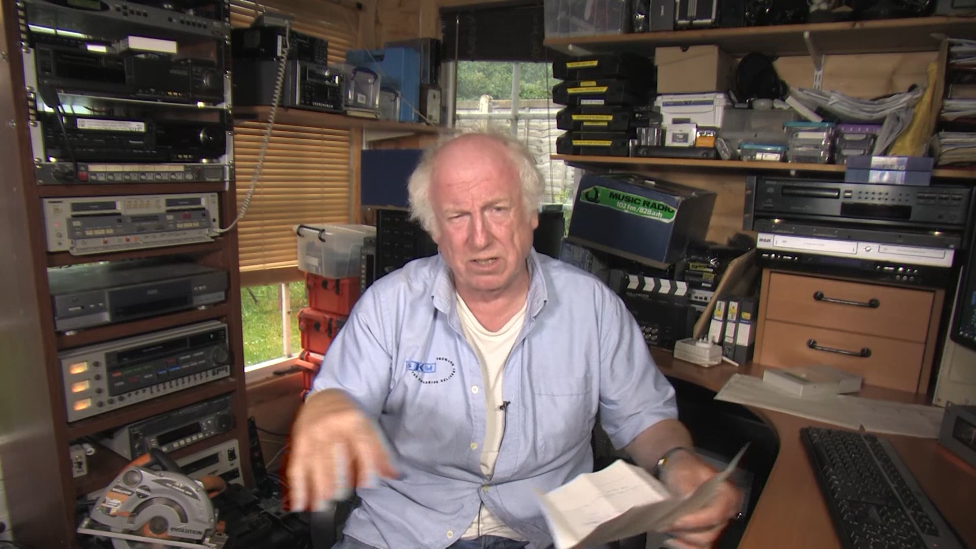 Irish Era of Pirate Radio - Raw Cam Tape C128 Zee103 start - Stef Callister 1985