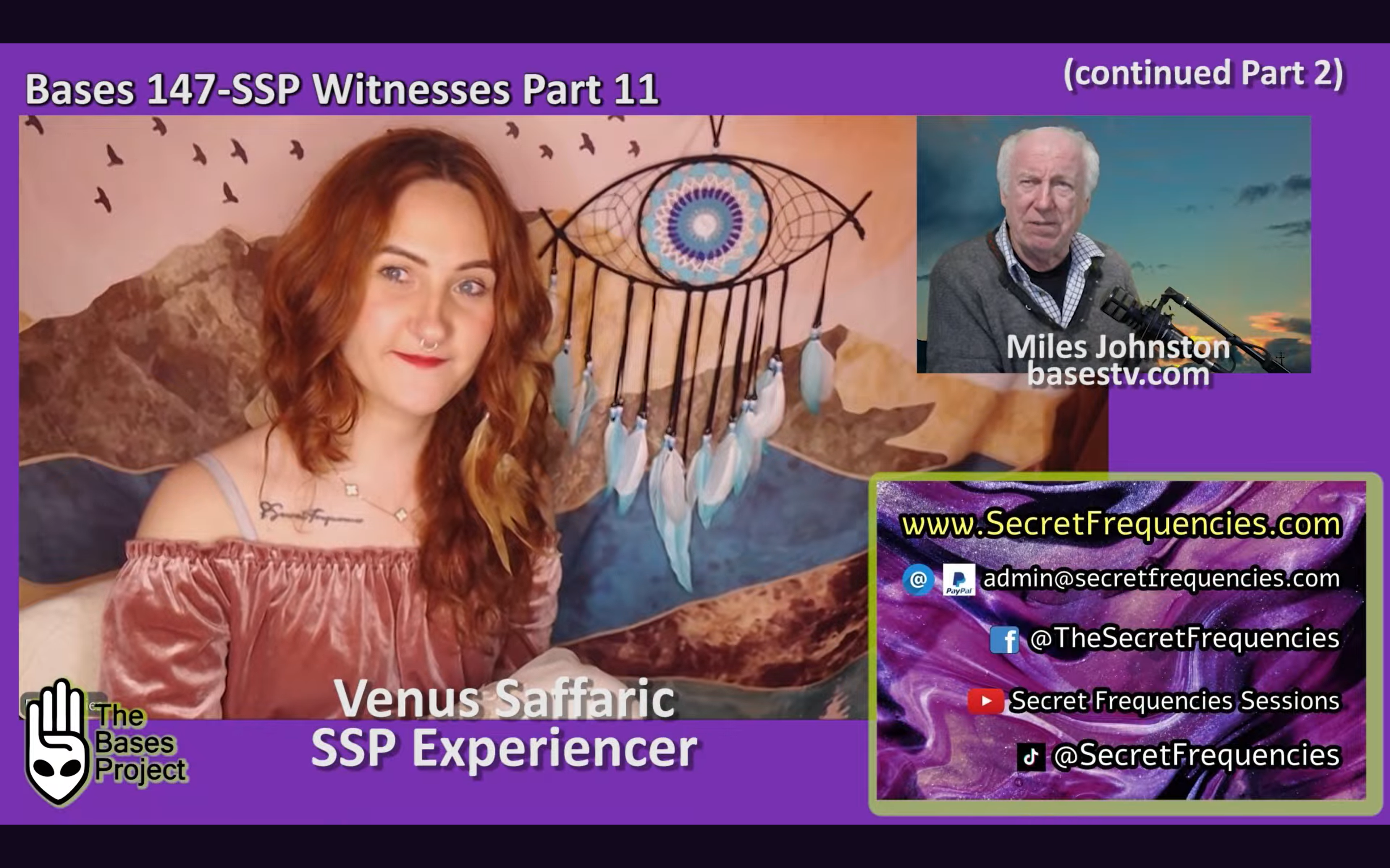 Bases 147 Part 11 - Venus Saffaric - Part 2 Experiencer